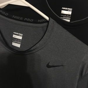 Men Nike pro long sleeve fitted
